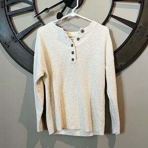 Women’s xs Aerie cream oversized sweater